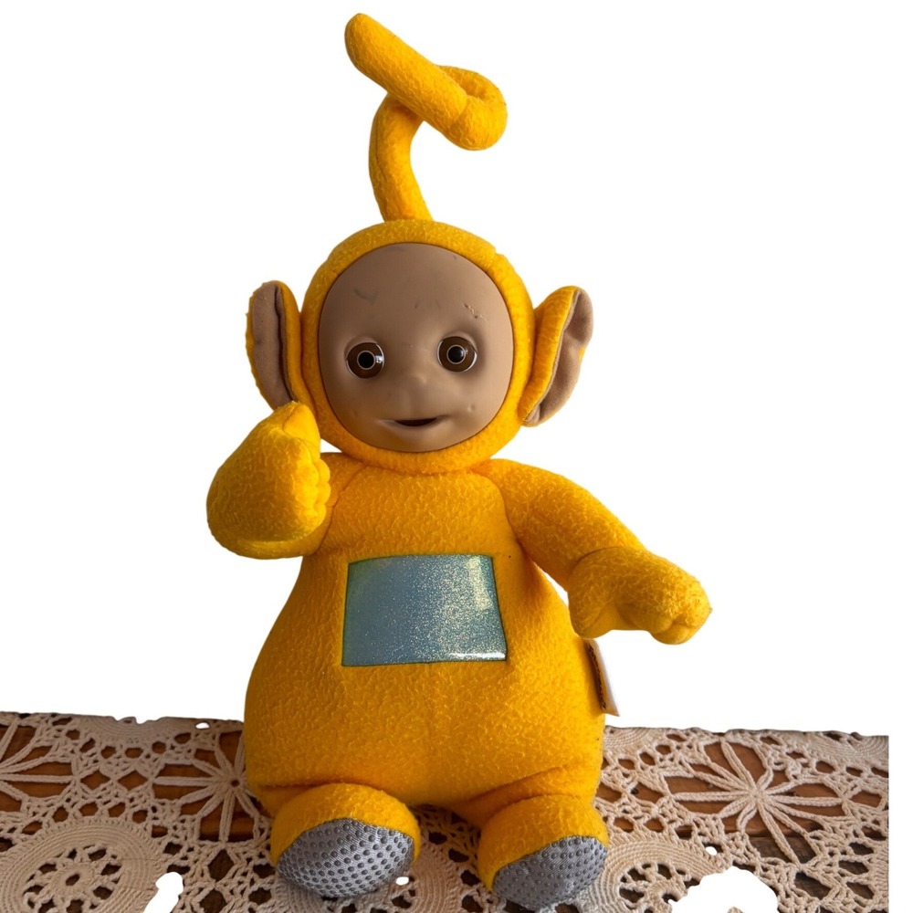 Playskool Talking Laa Laa Teletubbies Plush Toy 1998‎ Yellow Screen